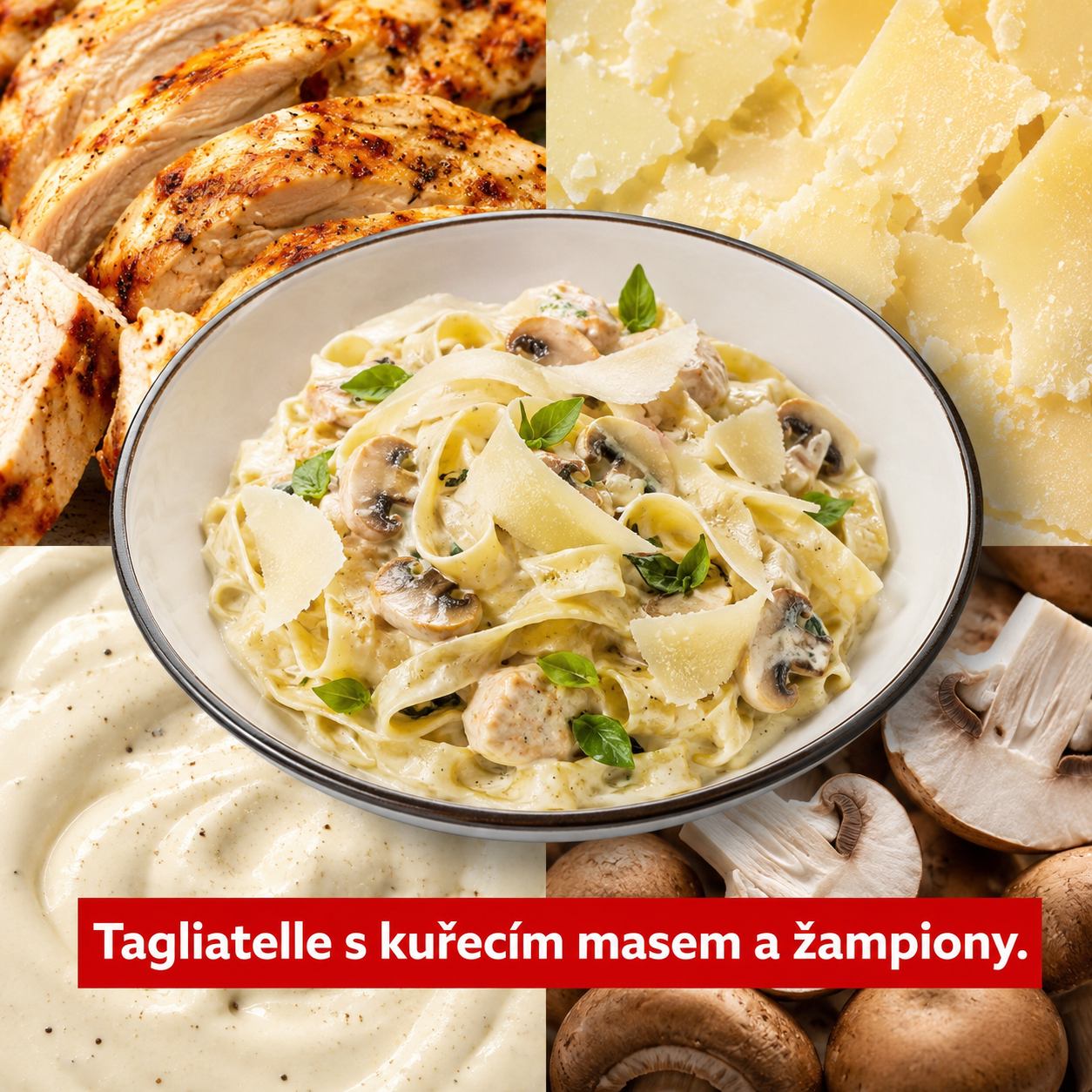 Tagliatelle s kuřecím