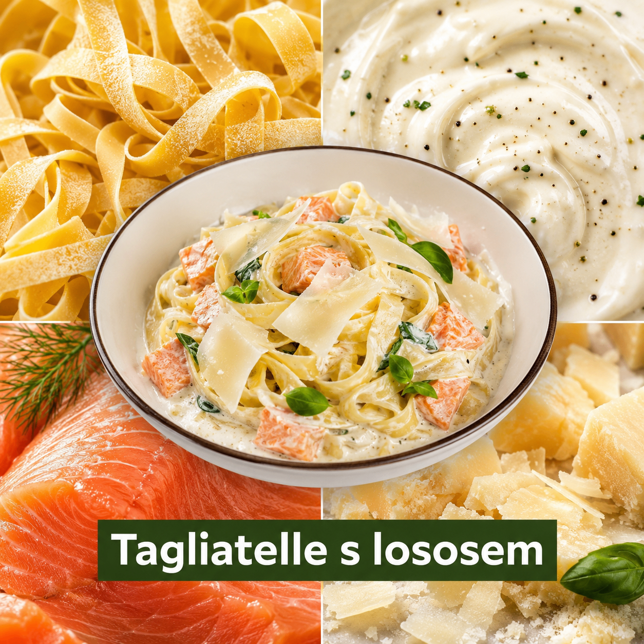 Tagliatelle s lososem