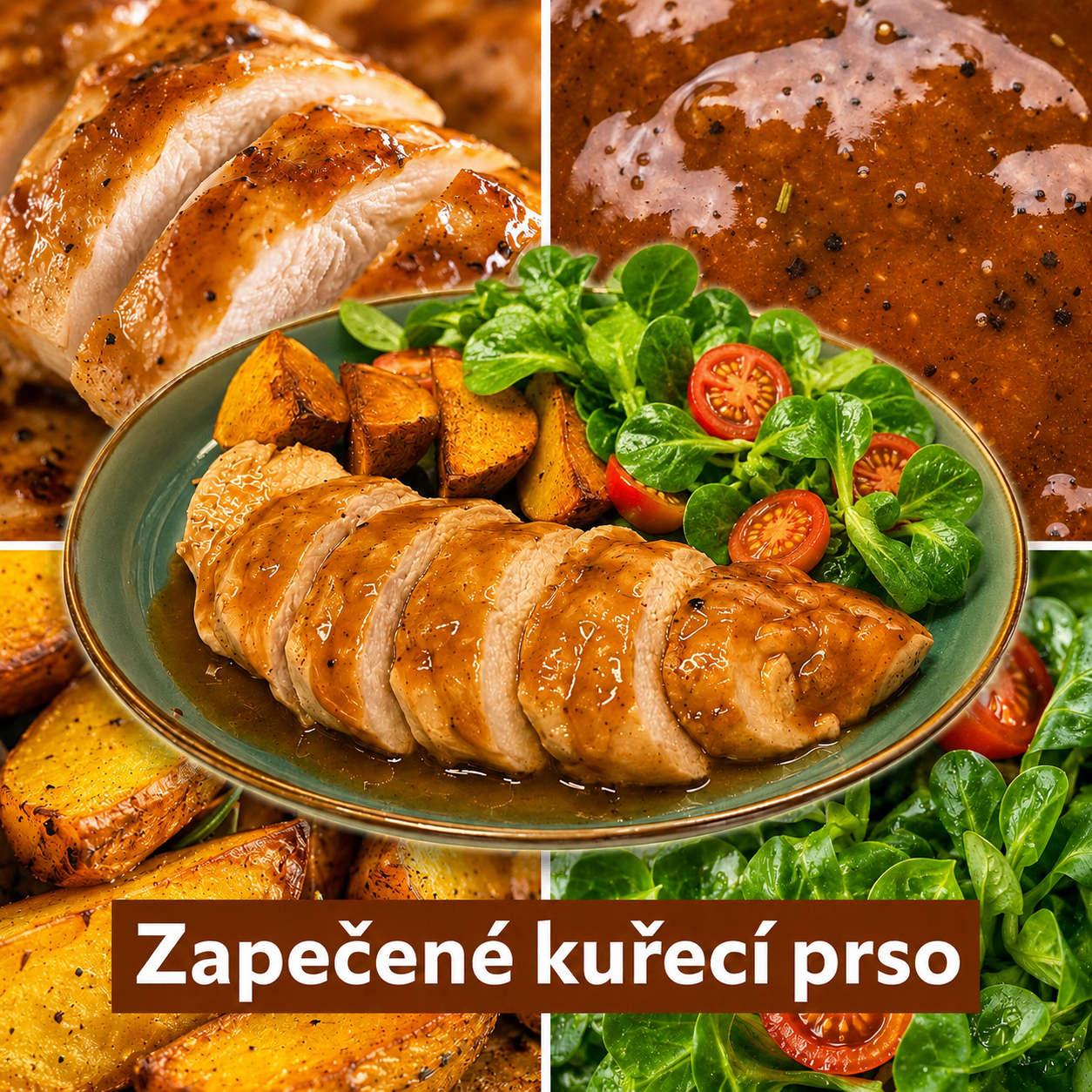 Zapečené kuřecí prso
